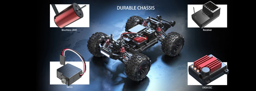 Hyper Go MJX 4WD RC Car 70KM/H Brushless  RC Racing Car Remote Control Cars Off-Road Truck Toys