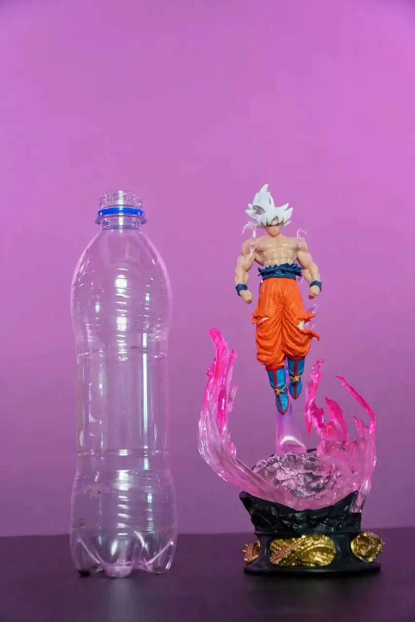 New Dragon Ball 25cm Ultra Instinct Super Saiyan Figurine Pvc Statue Model Ornament Collection