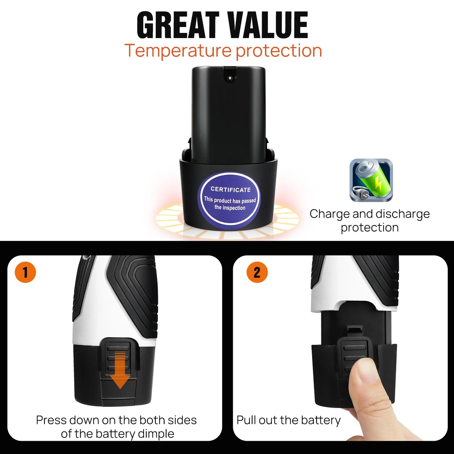 12V Cordless Drill Combo Cutter Electric Screwdriver Kit, 2 Variable Speed 18 + 1 Torque Setting, 23 Drill/Screwdriver Bits
