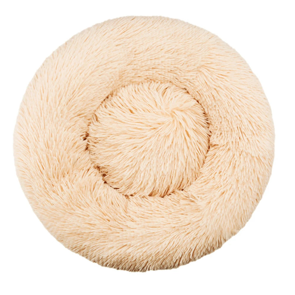 40-90cm 6 Sizes Round Super Soft Pet Bed for Large Dog & Cat