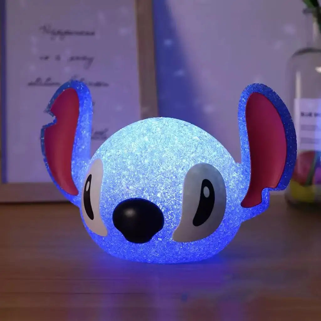 Lilo & Stitch Particle Projection Night Light 3d Doll Reading Lamp For Kids