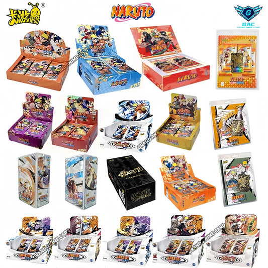 KAYOU Genuine Naruto Cards T2W9 T2W8 Booster Box Anime TCG Rare Ninja World Fight Chapter Collection