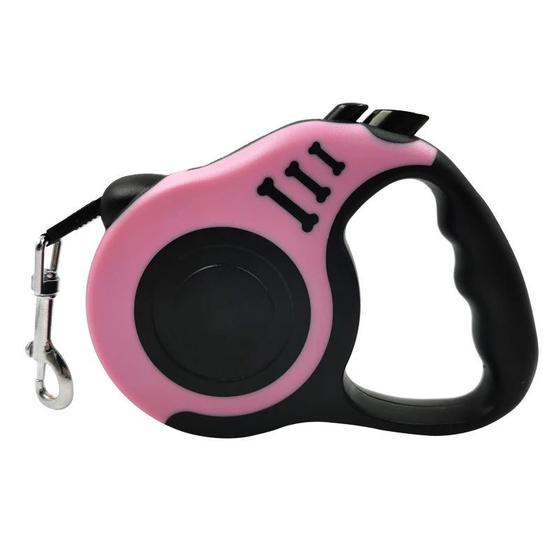 3m/5m Dog Leash Strong Nylon Puppy Lead For Small Medium Large Dogs Cats Automatic Retractable Durable Yorkshire Pet Supplies