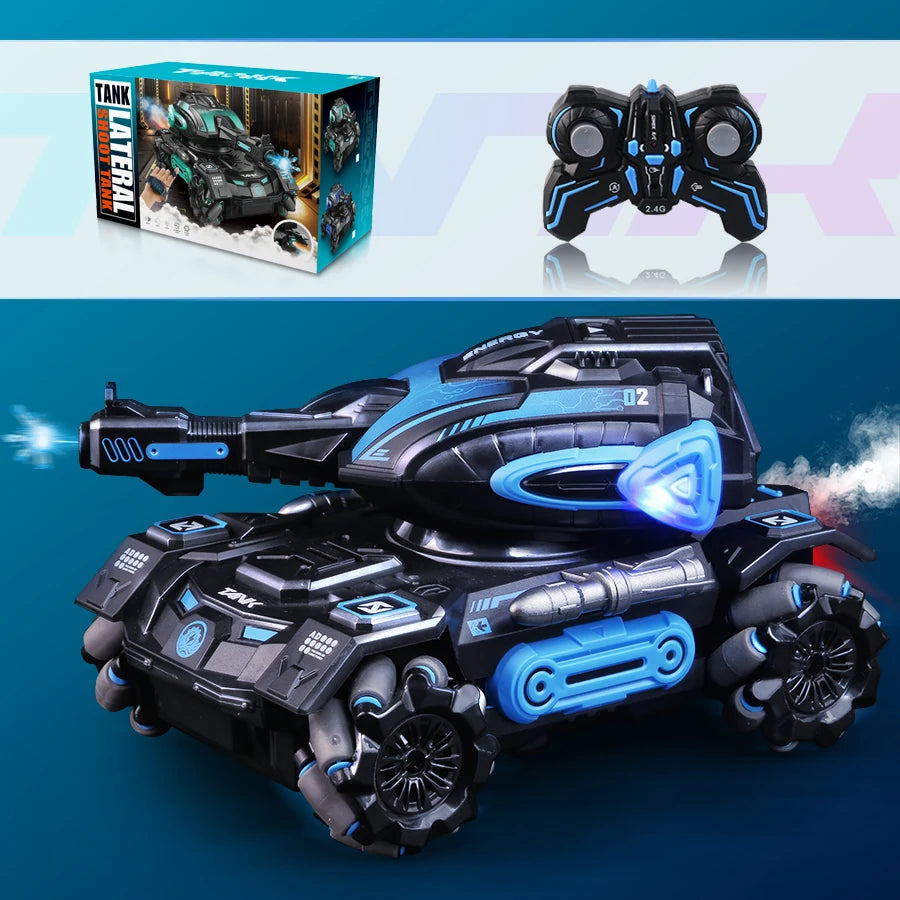 RC Spray Car 2.4G Four-Wheel Stunt Launch Toy Car