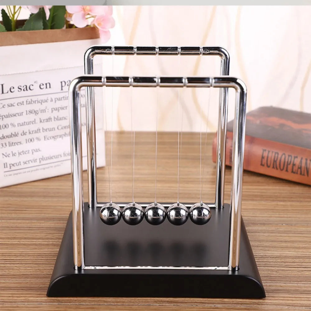 Newton's Cradle Balance Steel Ball Teaching Supplies Physics Science Pendulum Desktop Toys Home Decoration