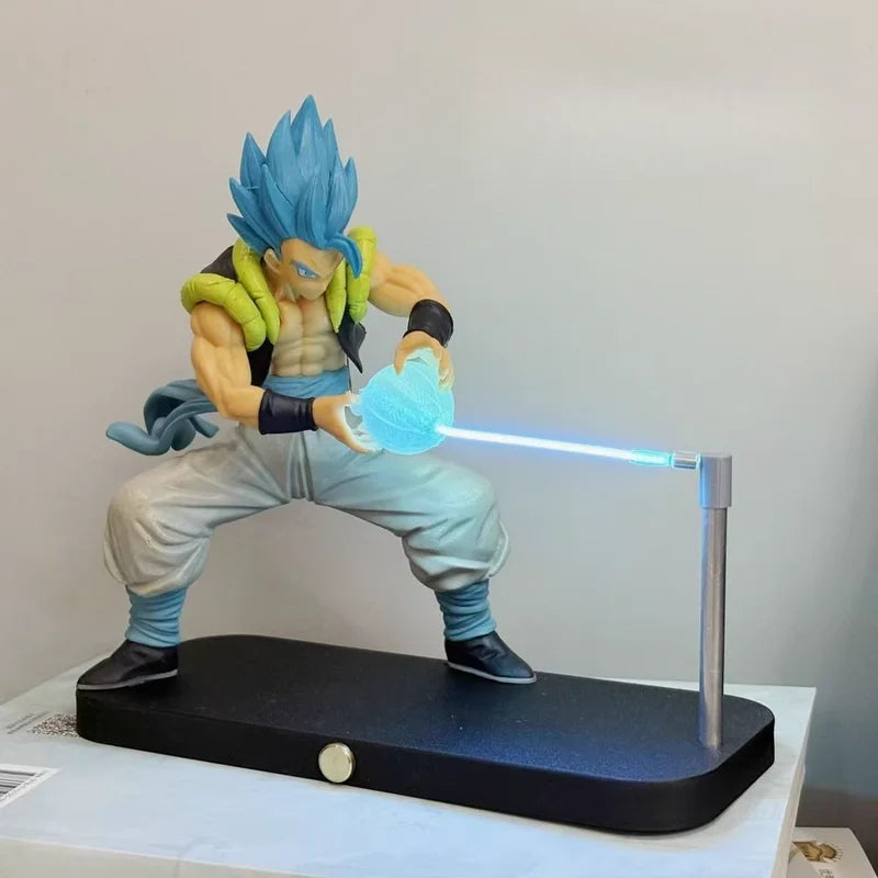 Rechargeable Dragon Ball Gogeta Lamp Gogeta Ligh Son Goku Light Lamp Model Kakarotto Kamehameha Wave Magnetic Ornament Anime