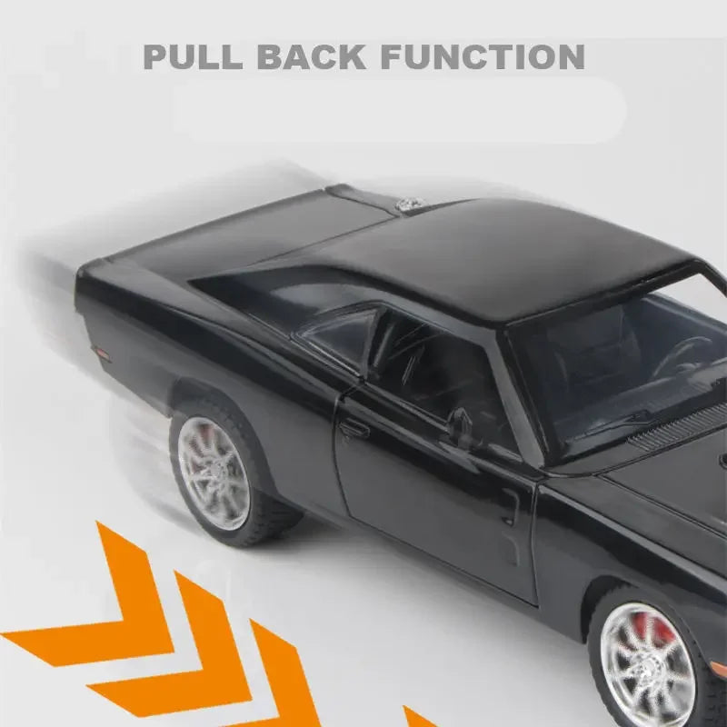 1:24 Dodge Charger Alloy Muscle Car Model Die-cast Vehicles Sports Car Model Simulation Sound And Light