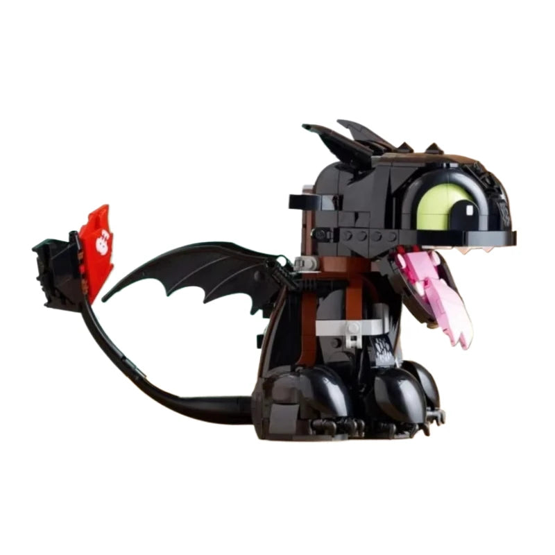 MINISO Disney 10375 Cute Pets Toothless Night Fury Dragon Building Blocks Toy Christmas Gifts