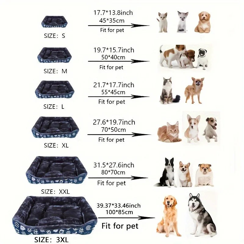 Pet Dog Bed Sofa Mats Coussin Chien Accessories Dogs Basket Supplies For Large Medium Small