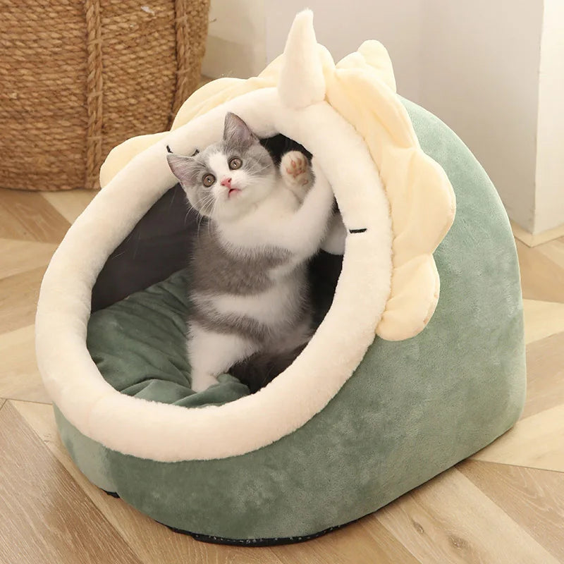 Deep Sleep Cat Bed Foldable Washable Bed for Small Dog Cats