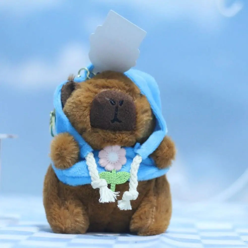 Cute Capybara Plush Toy Hoodie with Wings Simulation Doll Small Size Stuffed Animals
