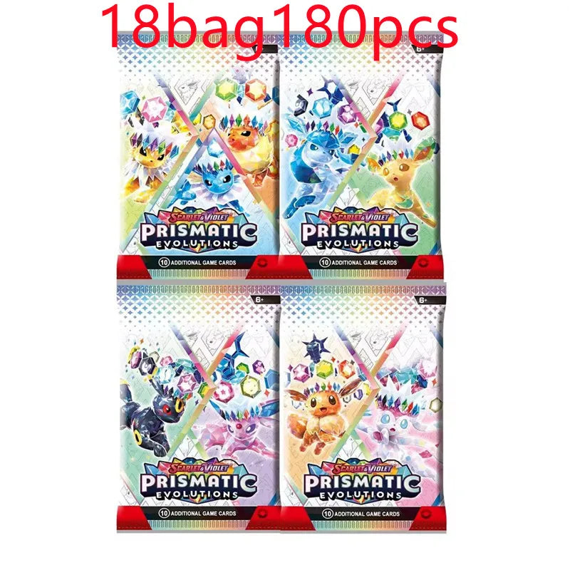 360 Pcs Pokemon Card Prismatic Evolutions Obsidian Flames PALDEAN FATES