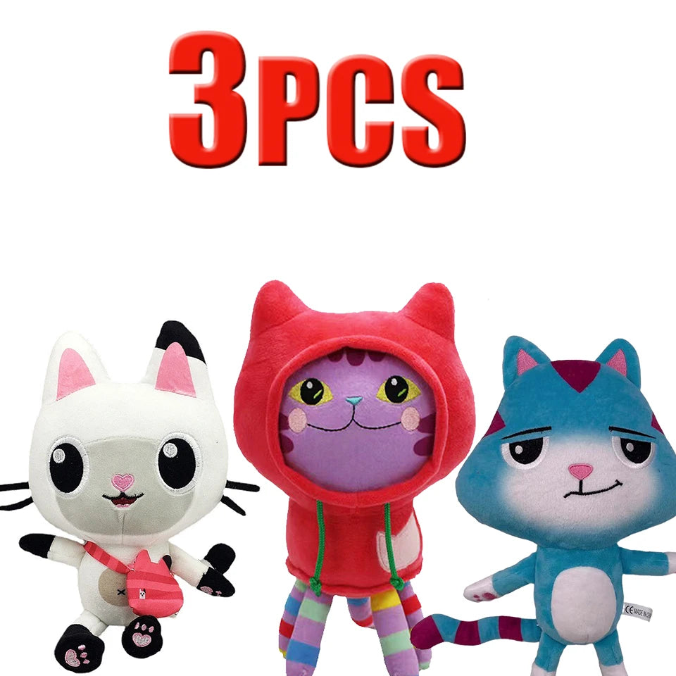 25cm 7-piece Gabby Doll House Plush Toy Perfect Kids Christmas Gift