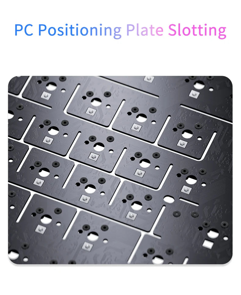Pro Gaming Mechanical Keyboard Bluetooth 5.1/Wireless/C-Wired Customised Keyboard with Knob Hot Swapping Gasket