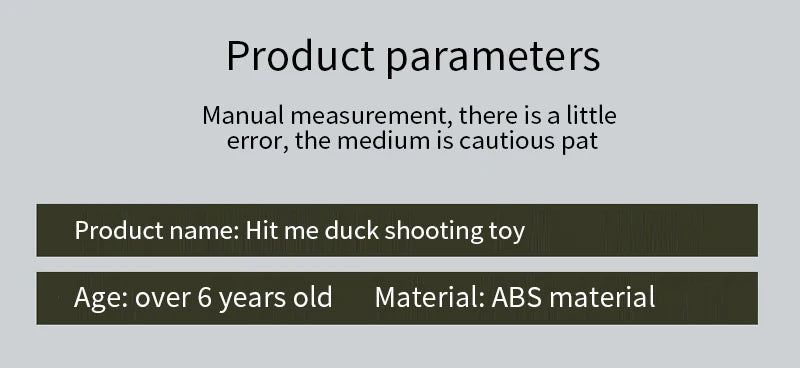 Hungry Shooting Duck Toys Air-powered Gun Soft Bullet Ball With Light Electronic Scoring Games for Kids