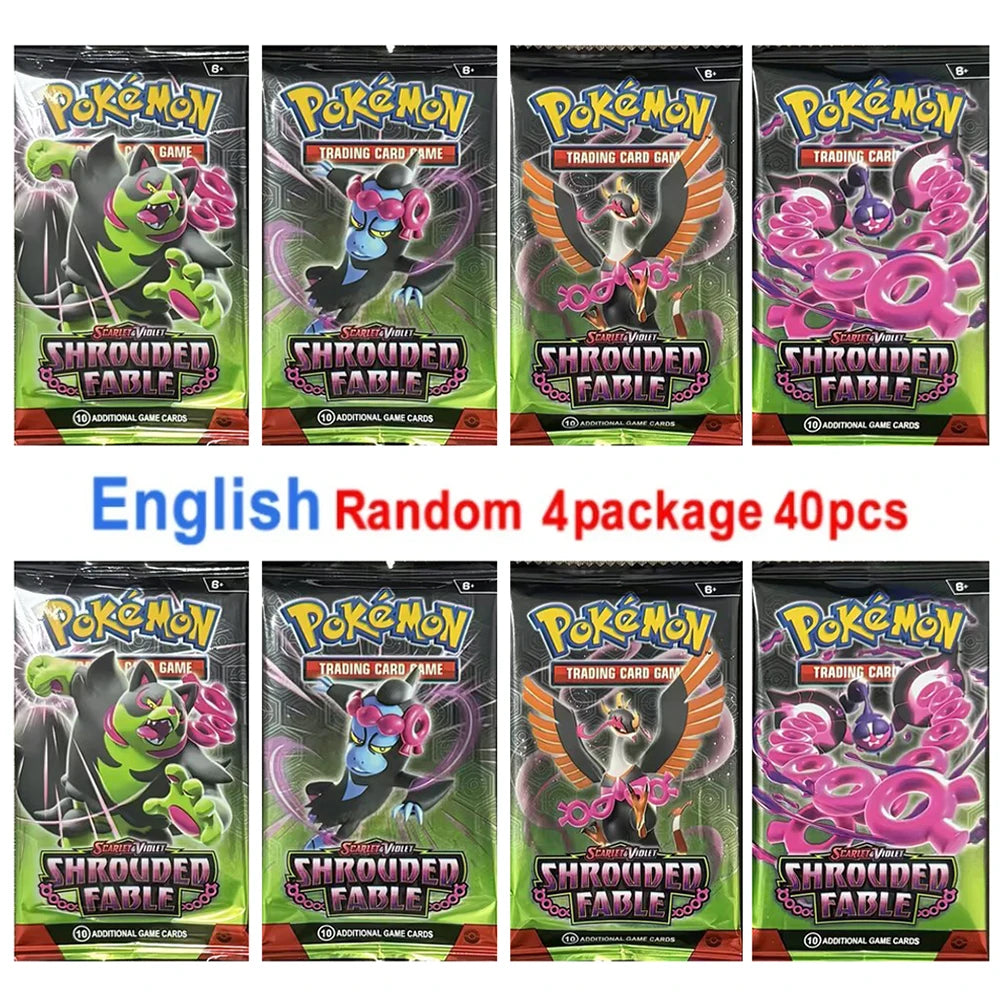 4 Pack Pokemon Cards 151 Team up Sun & Moon Thunder English Trading Card Collectible