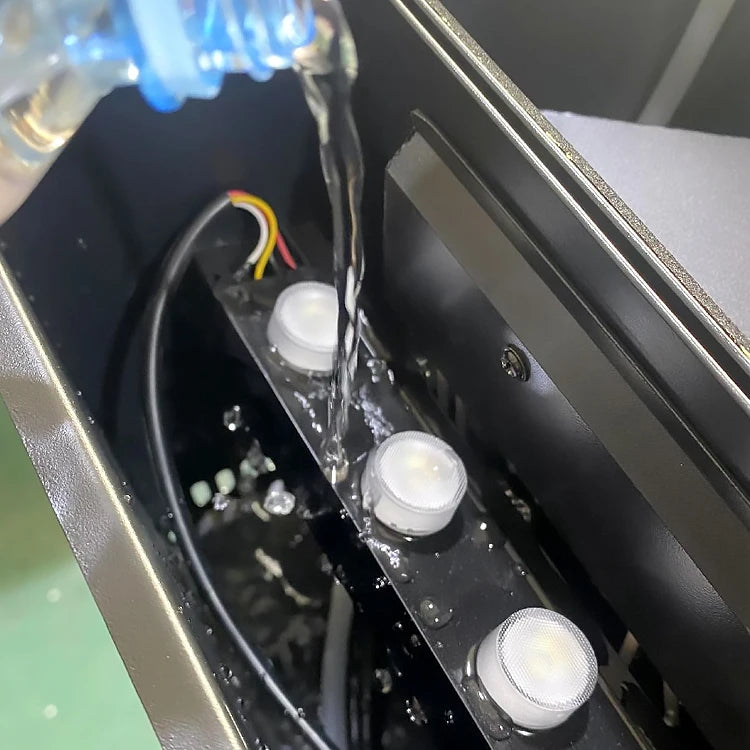 Smart Home 3D Fireplace Water Steam Humidifier LED Decorative Flame TV Wall Sound Electric