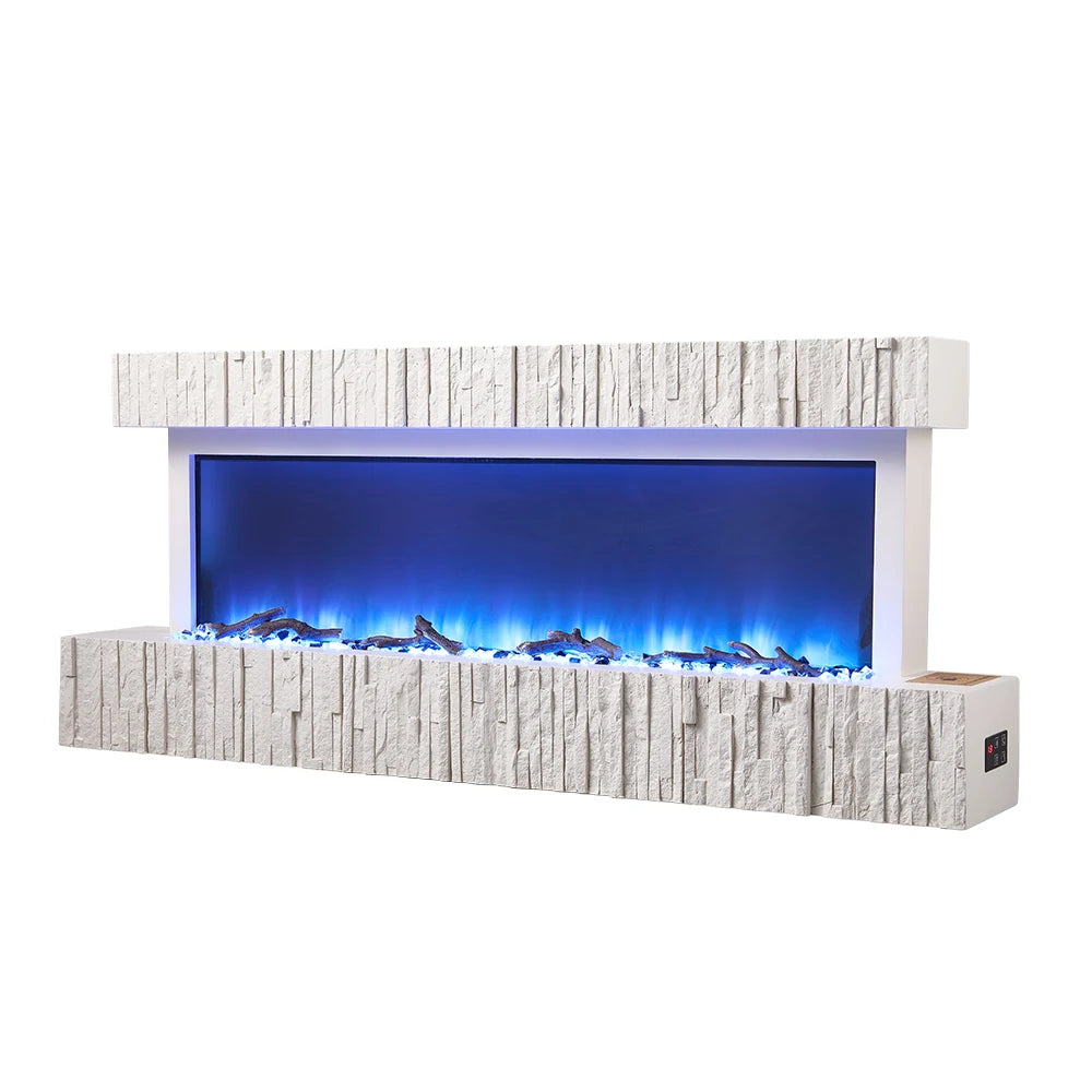 Wall Mounted Electric Fireplace with Remote Control Home Decoration for Living Room