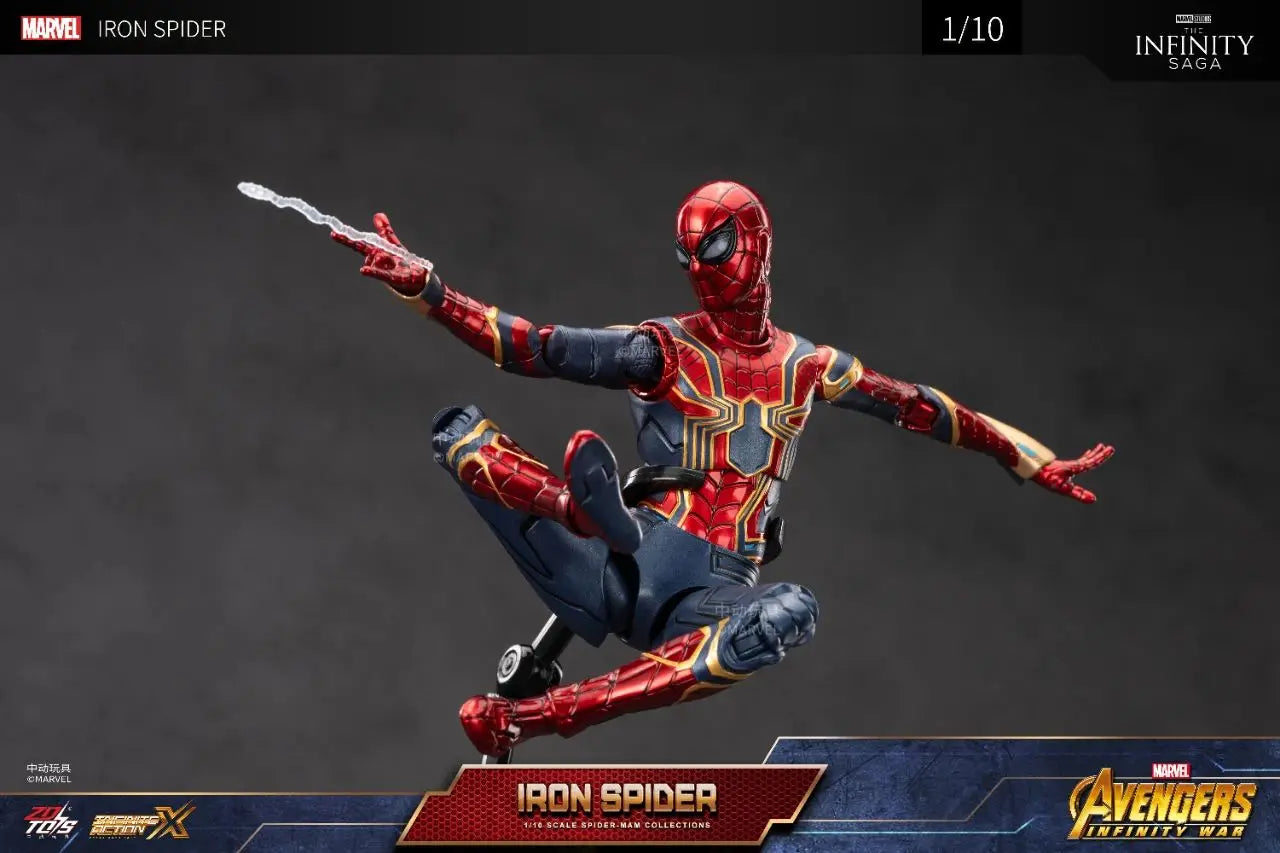 Spider Man No Way Home Action Figure Peter Parker Gold Black Red Model  Adult Collectible Toy