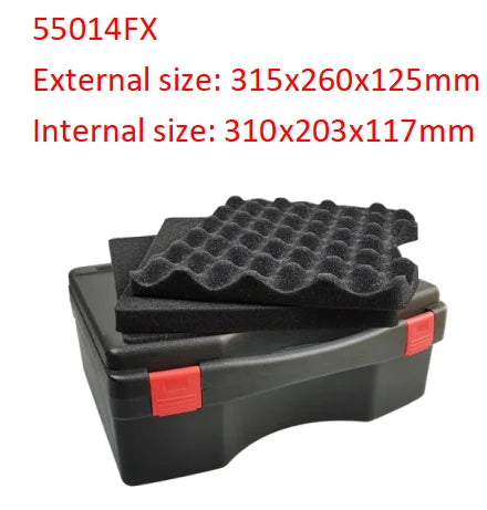 Multifunctional Hardware ToolBox Portable Plastic Instrument Case Notebook Protective Storage Box Outdoor Equipment Tool Case