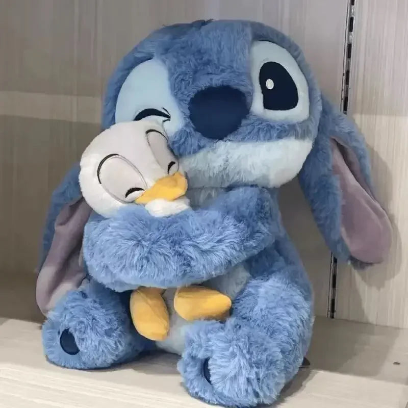 New Disney 20cm Plush Doll Stitch Lilo Cute Duck Stuffed Toy Children's Birthday Gift