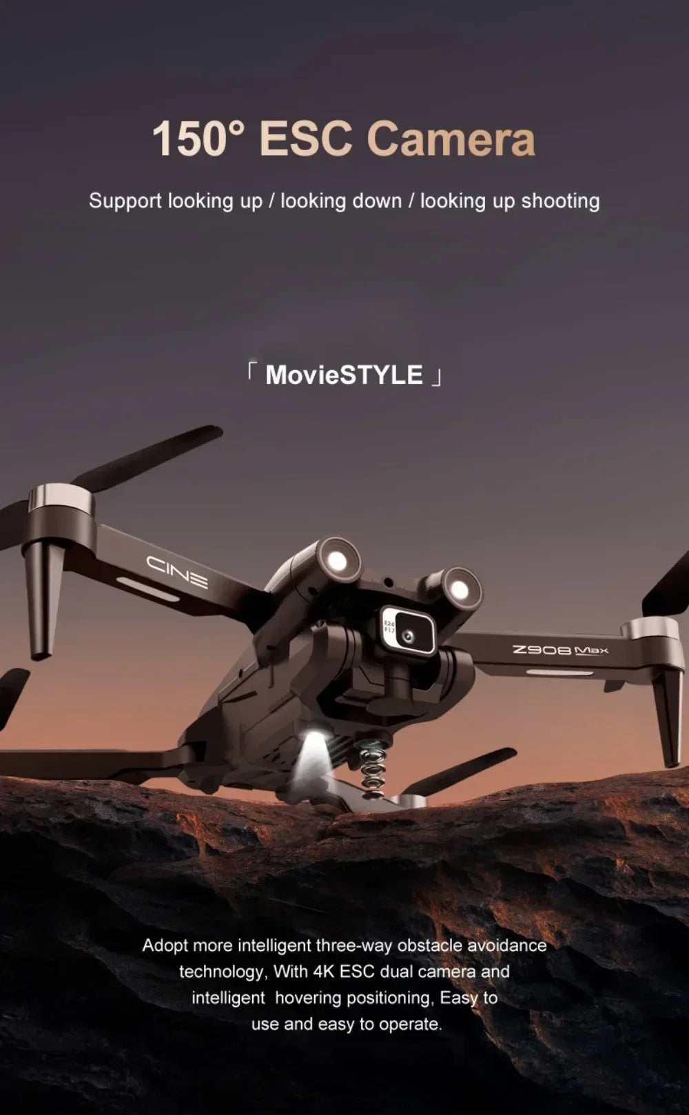 4K Drone Professional 8K GPS Drone Optical Flow 3sided Obstacle Avoidance Quadcopter RC Toys