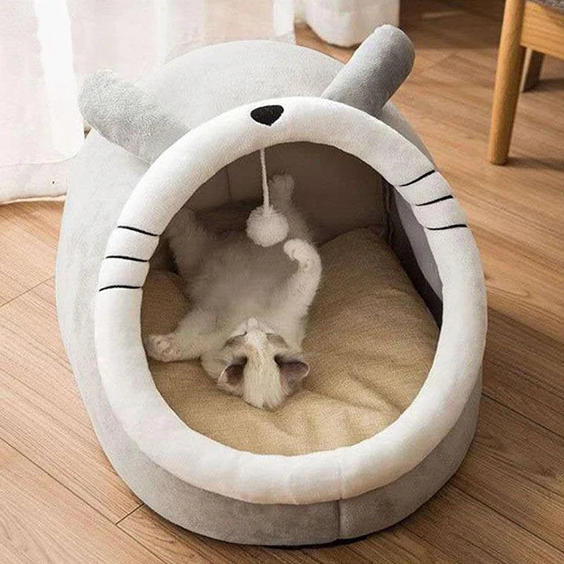 Deep Sleep Cat Bed Foldable Washable Bed for Small Dog Cats