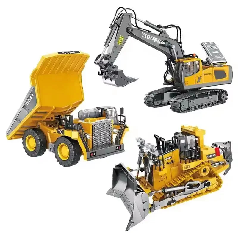 RC Car Children Toy Remote Control Car Excavator Dump Truck Bulldozer