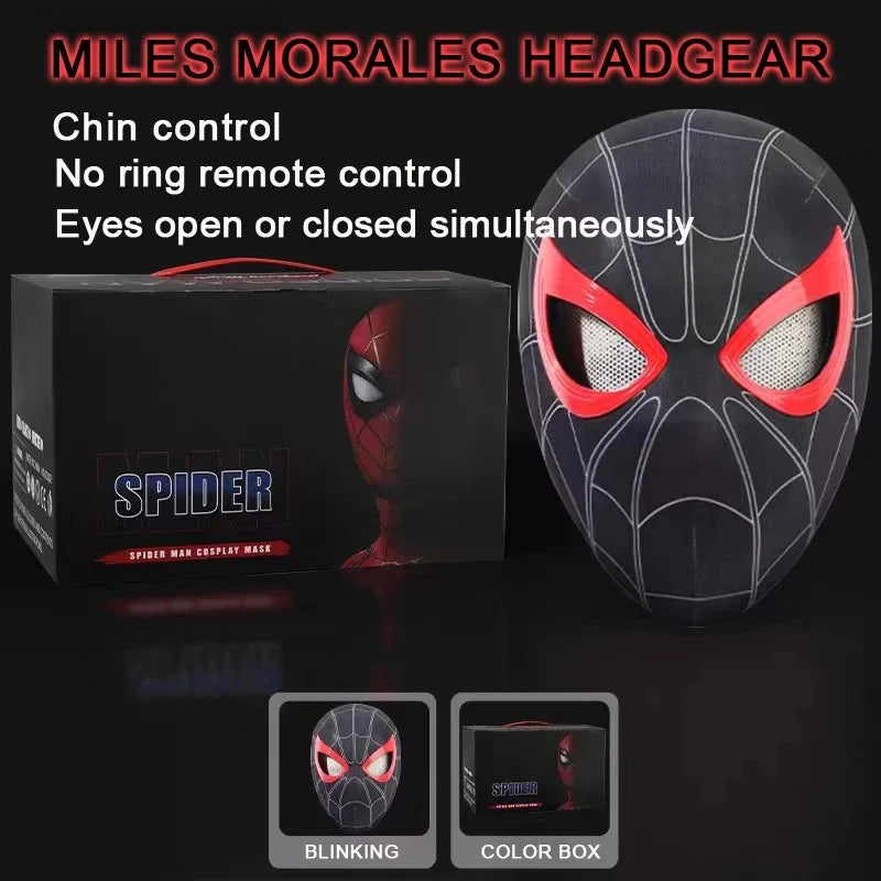 New Spider-man: No Way Home Spider Man Mask Luxury Helmet Rechargeable Remote Eyes Movable Mask