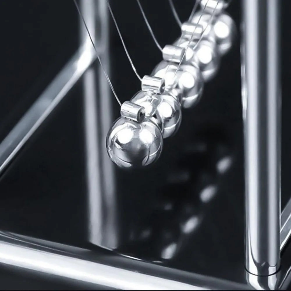 Newton's Cradle Balance Steel Ball Teaching Supplies Physics Science Pendulum Desktop Toys Home Decoration