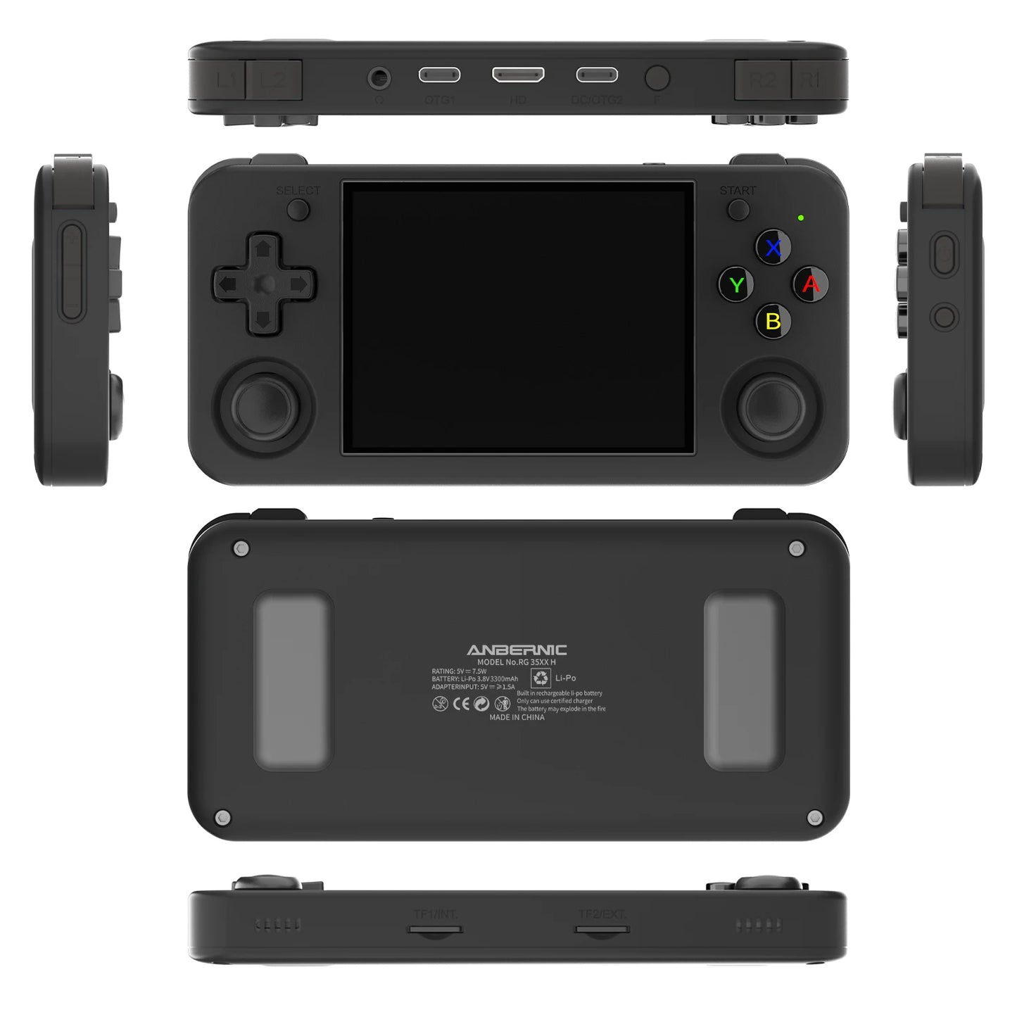 RG35XX H Hand-held Consoles For Playing Video Games 3.5-inch Screen
