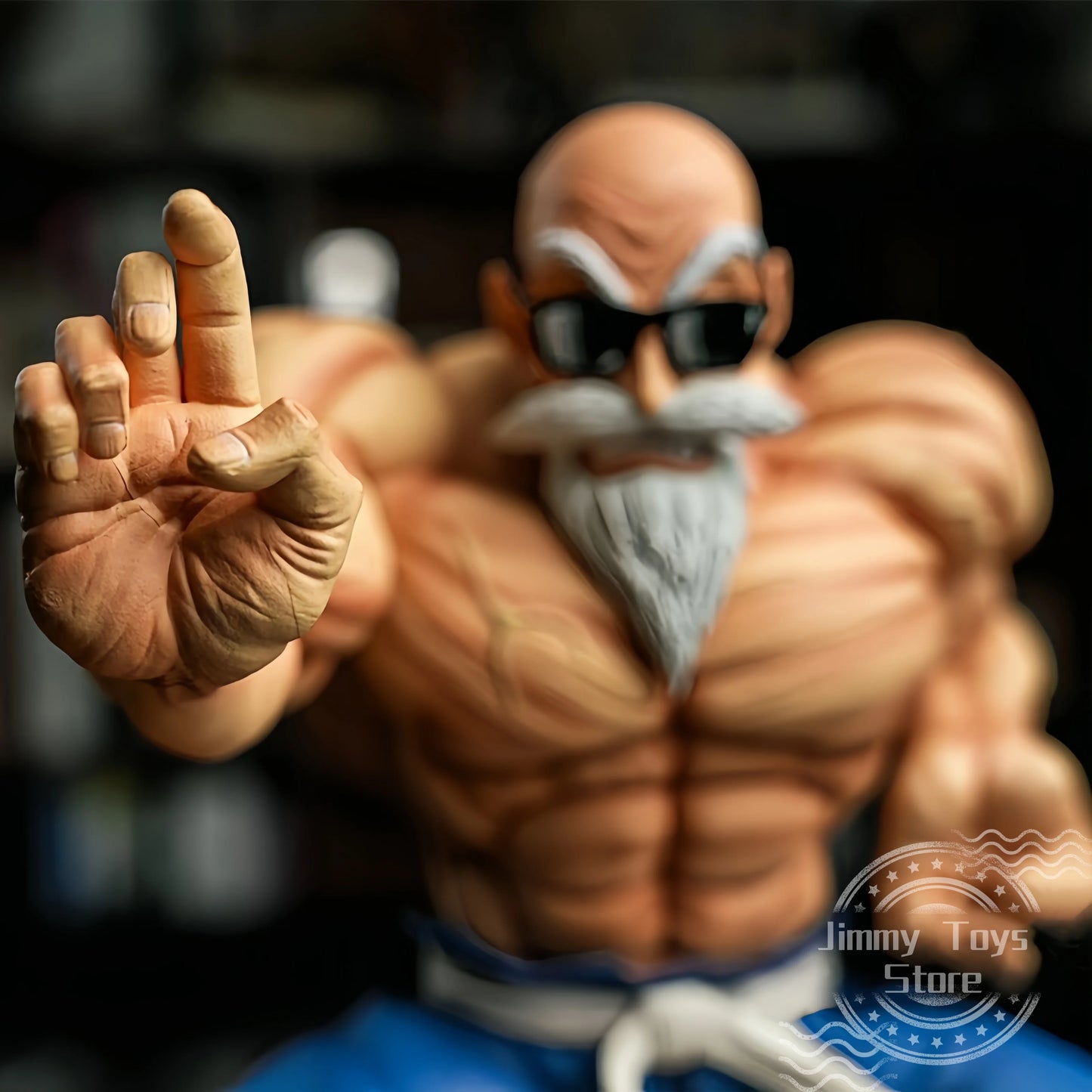 10cm Anime Dragon Ball figure GK Muscle Master Roshi Goku Kame Sennin Figurine PVC Action Figure Model Children Toys
