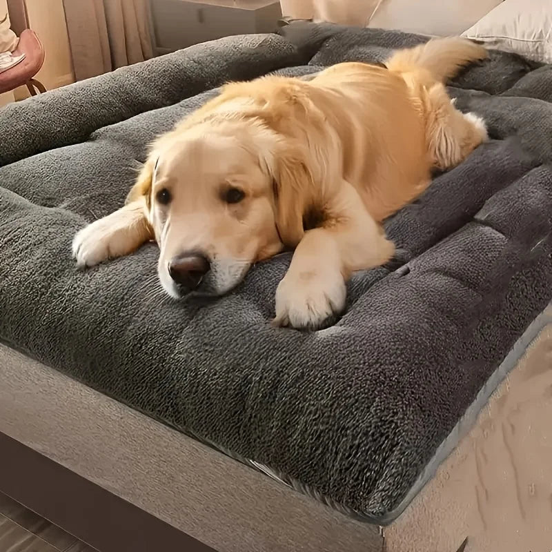 Dog Pet Beds Extra Large Plush Bed Sofa Thickened Super Soft Polyester Mat For Large Dog