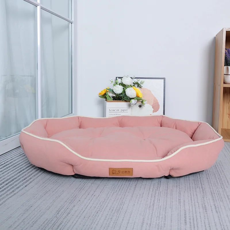 Sleeping Bed Large Dog Bed House for Cats Big Space Dog Sofa Sleeping Mat Winter Warm Dog Cushion