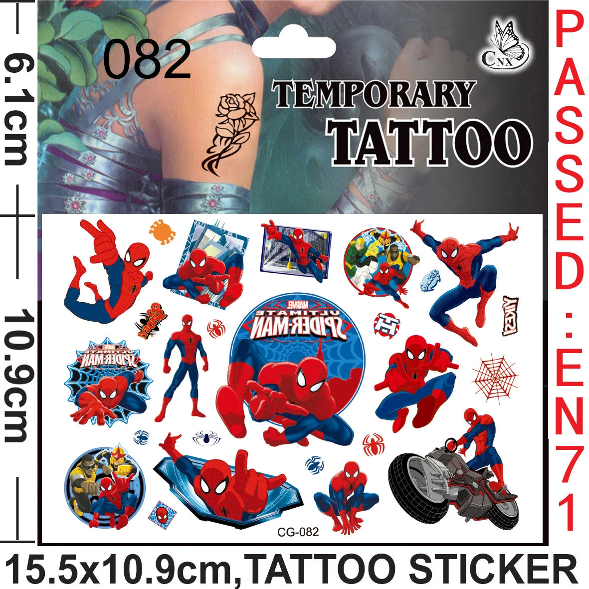 Disney Spiderman Party Kids Favor Toys includes Slap Bracelets Tattoo Stickers Blowouts Gifts Bags Set for Party Decorations