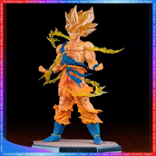 Hot Anime Dragon Ball Son Goku Super Saiyan Figure 17cm/6.69in Action Figure Model Gifts Collectible Figurines for Kids
