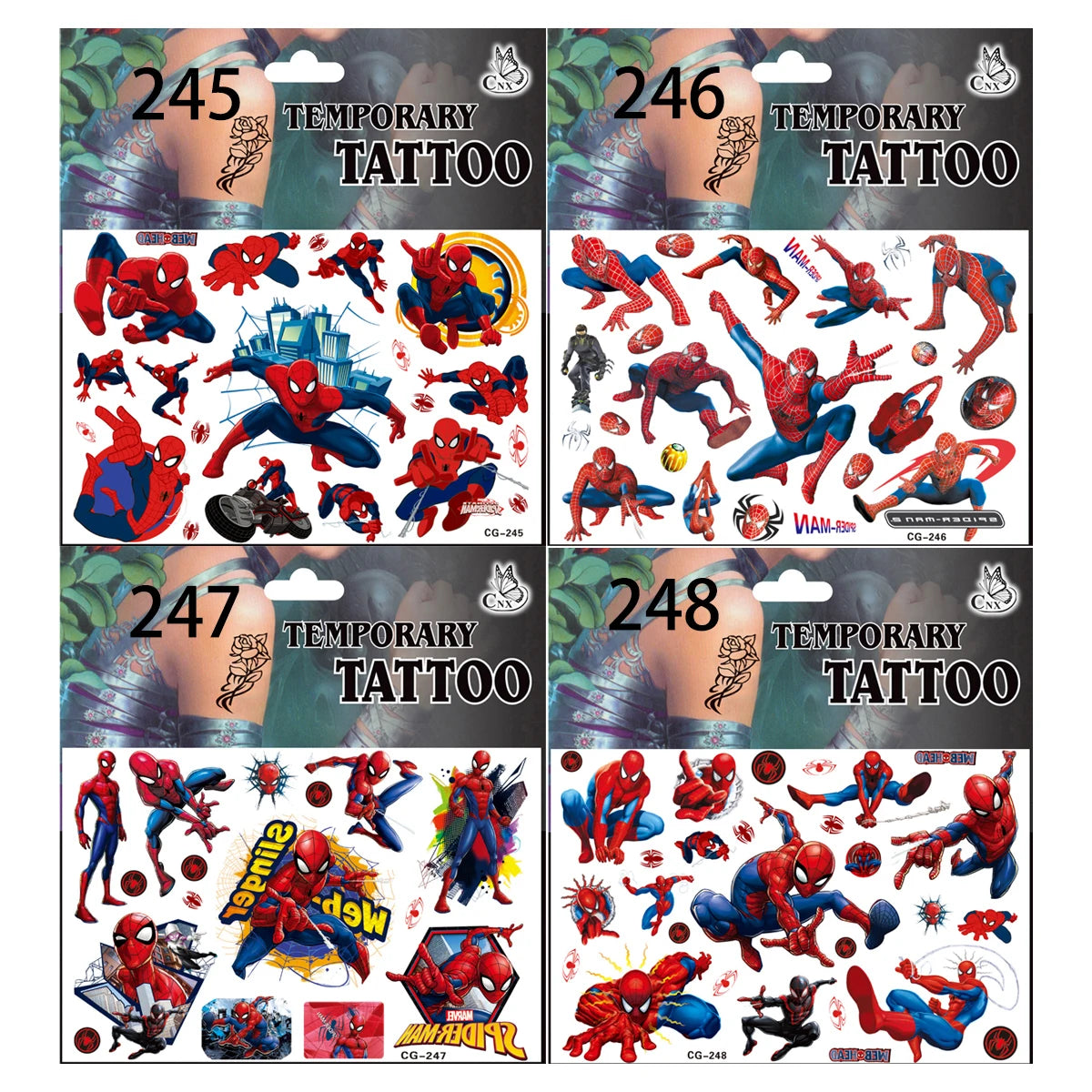 Spidey And His Amazing Friends Party Supplies Kids Favor Gift Stampers Stickers Spiderman Christmas Party Decor Bags Stuffer
