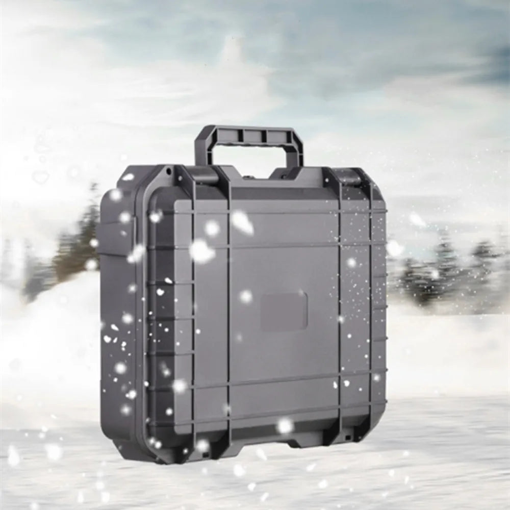 Waterproof Hard Carry Case Bag Toolbox With Pre-cut Sponge Storage Box Safety Protector Organizer Hardware Box Impact Resistant