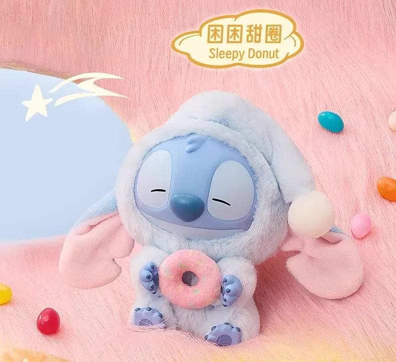 New Stitch Eat Some Thing Before Sleep Series Vinyl Blind Box Cute Doll Mystery Box Toy Adult Gift