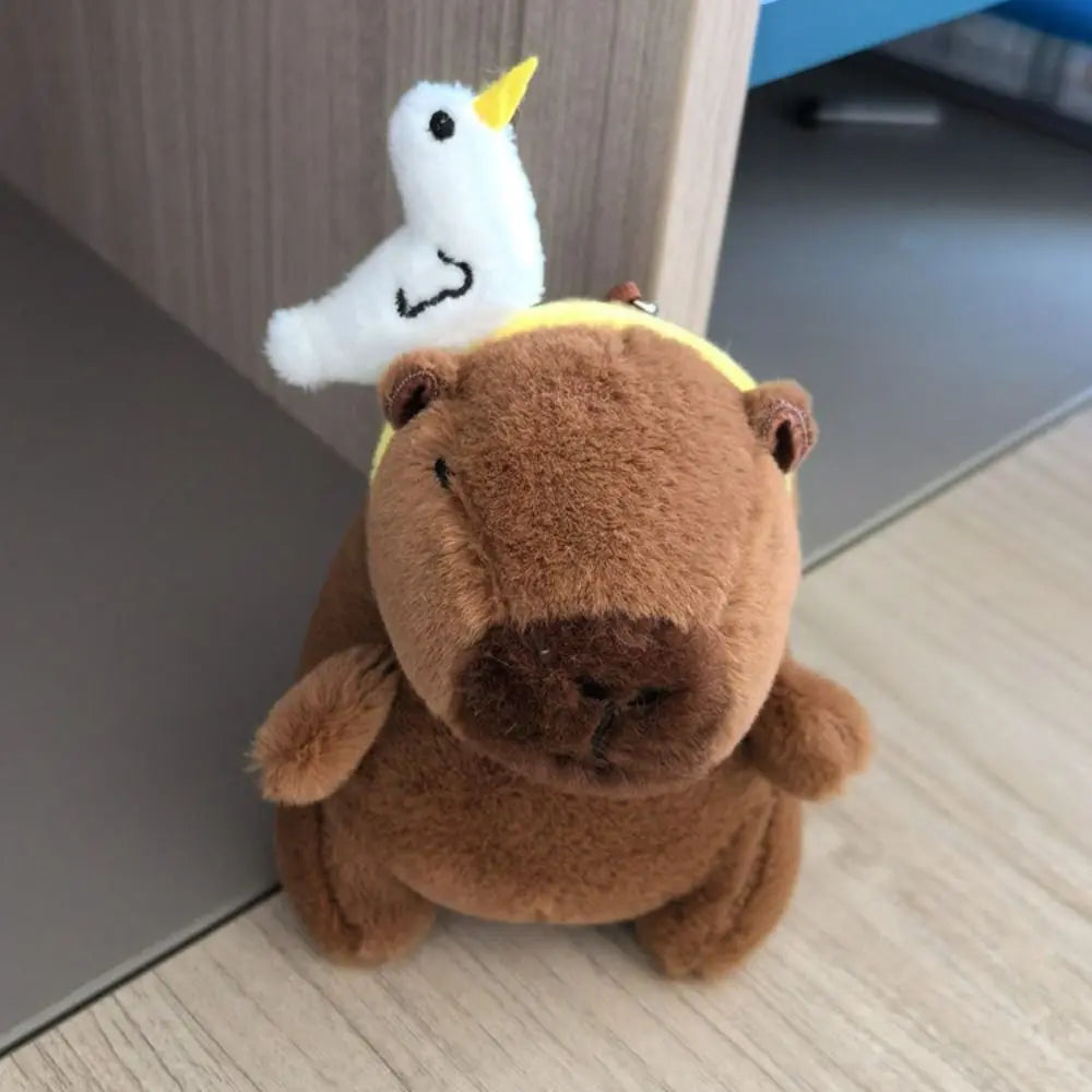 Cute Capybara Plush Toy Hoodie with Wings Simulation Doll Small Size Stuffed Animals