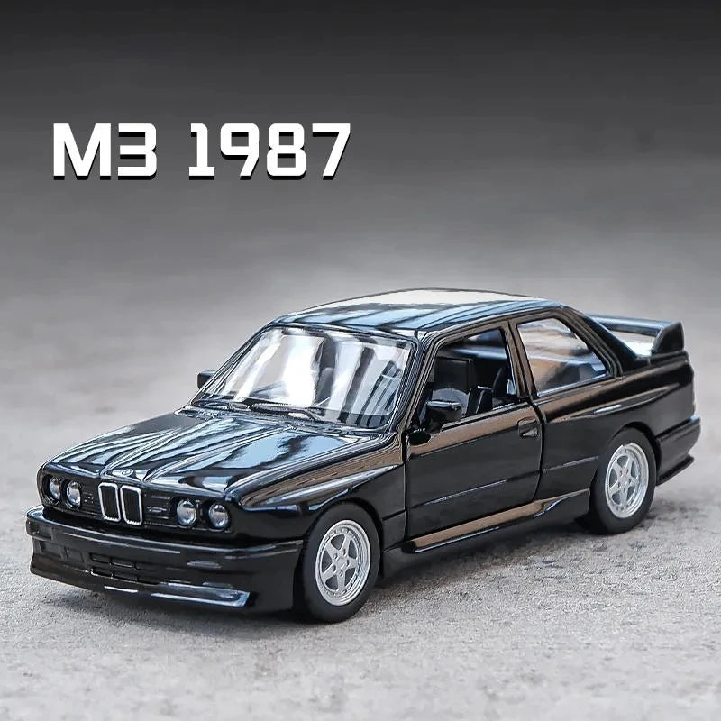 1/36 BMW M3 1987 Alloy Toys Car Model Metal Diecasts Toy Vehicles