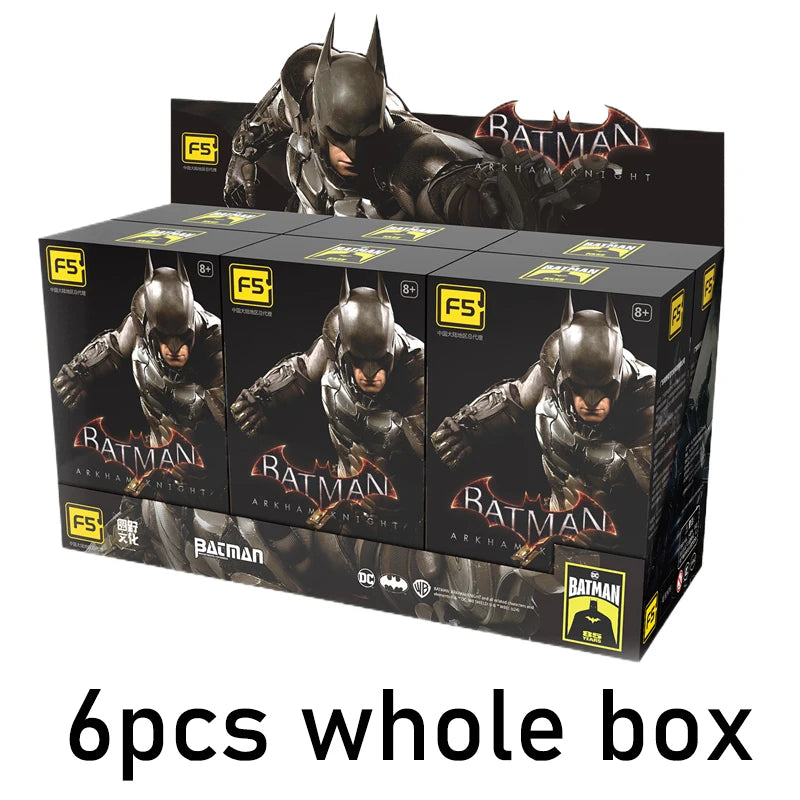 New F5 Batman Arkham Knight Assembled Model Blind Box 7style 10cm Action figures Collection Model Ornaments Toys Gift
