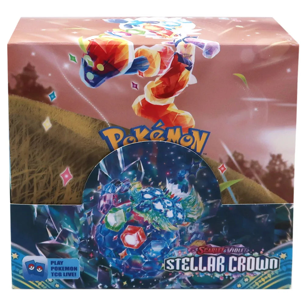 324pcs Pokemon TCG: Sword & Shield-Fusion Strike Booster Display Box (36 Packs) Board Game Card DESTINED RIVALS Stellar Crown
