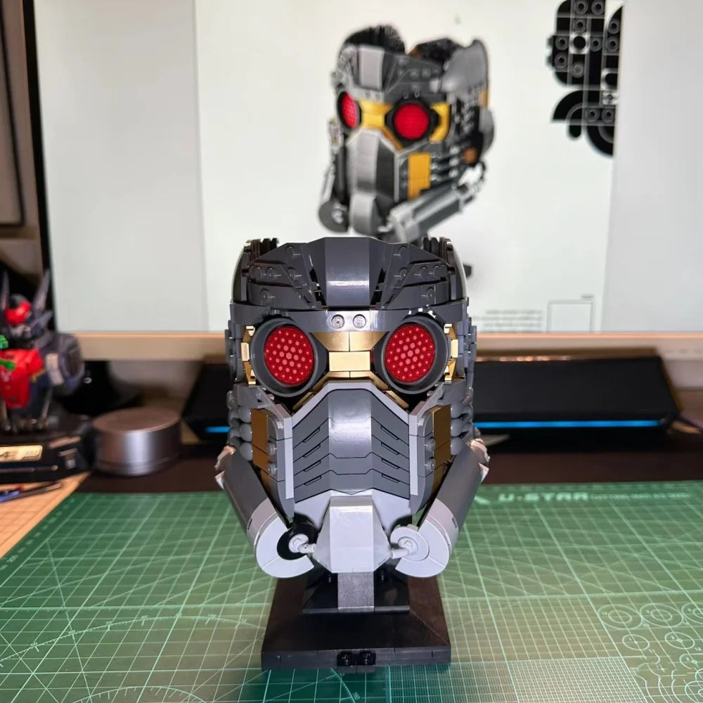 2025 Space War The Mandalorian Helmet Scout Dark Trooper Darth Vader 75429 Building Blocks Desk Decoration