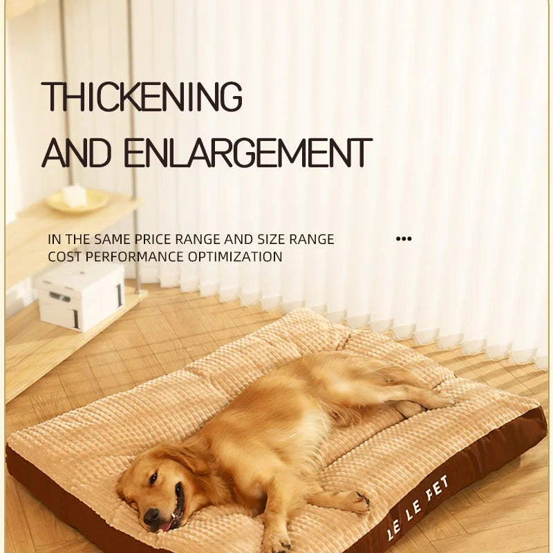 Warm Dogs Sleeping Bed Soft Fleece Pet Blanket Detachable Cat Puppy Mat Cushion for Small Medium Large Pet