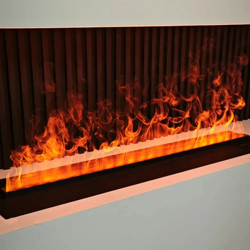 Electric Water Vapor Atomized Fireplace Customized Room TV Stand Decoration Humidifier 3D Vapour Fog Steam Indoor