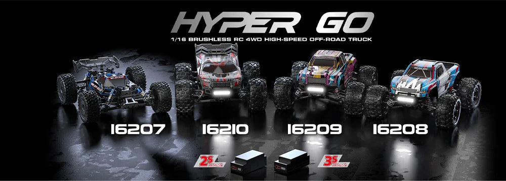 Hyper Go MJX 4WD RC Car 70KM/H Brushless  RC Racing Car Remote Control Cars Off-Road Truck Toys