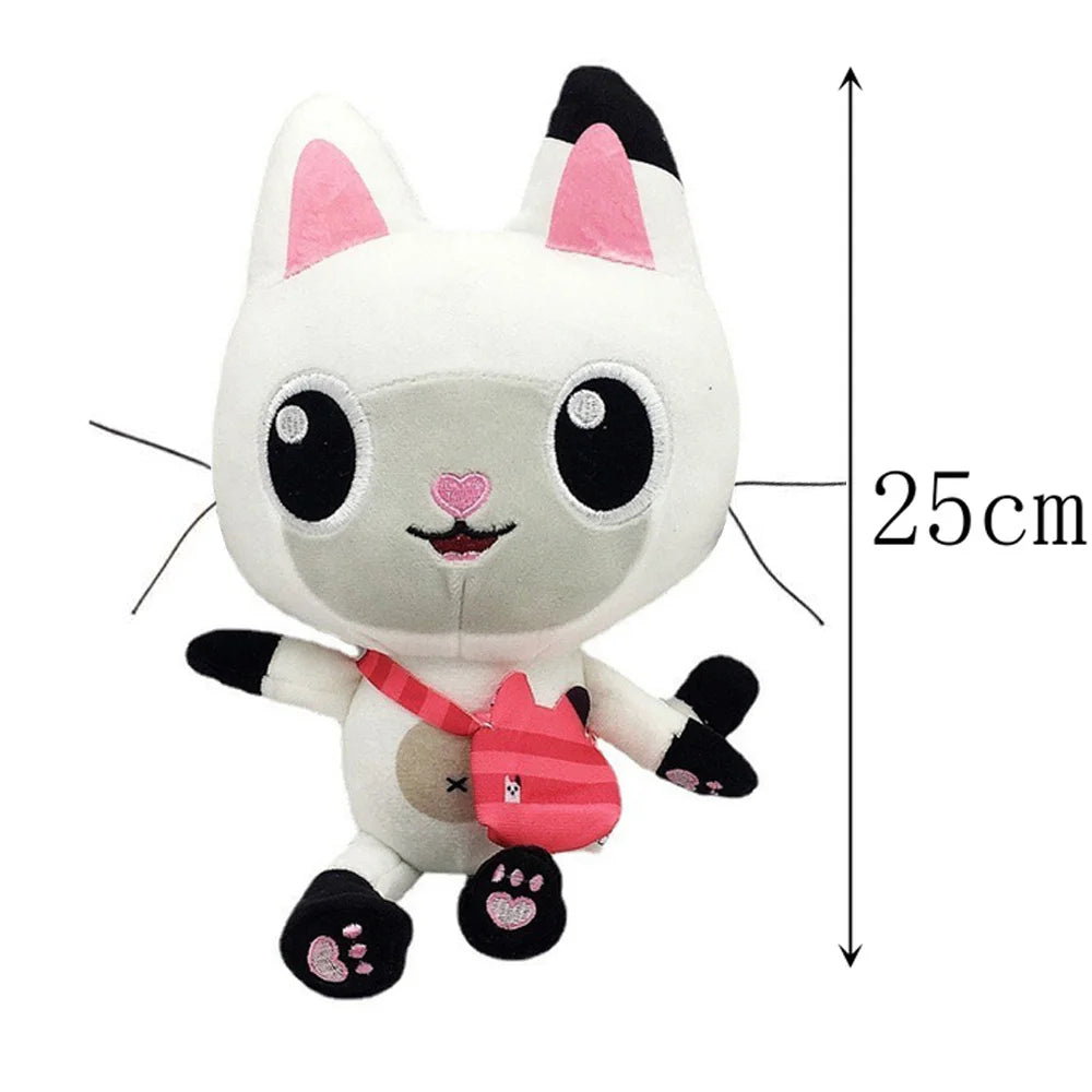 25cm 7-piece Gabby Doll House Plush Toy Perfect Kids Christmas Gift
