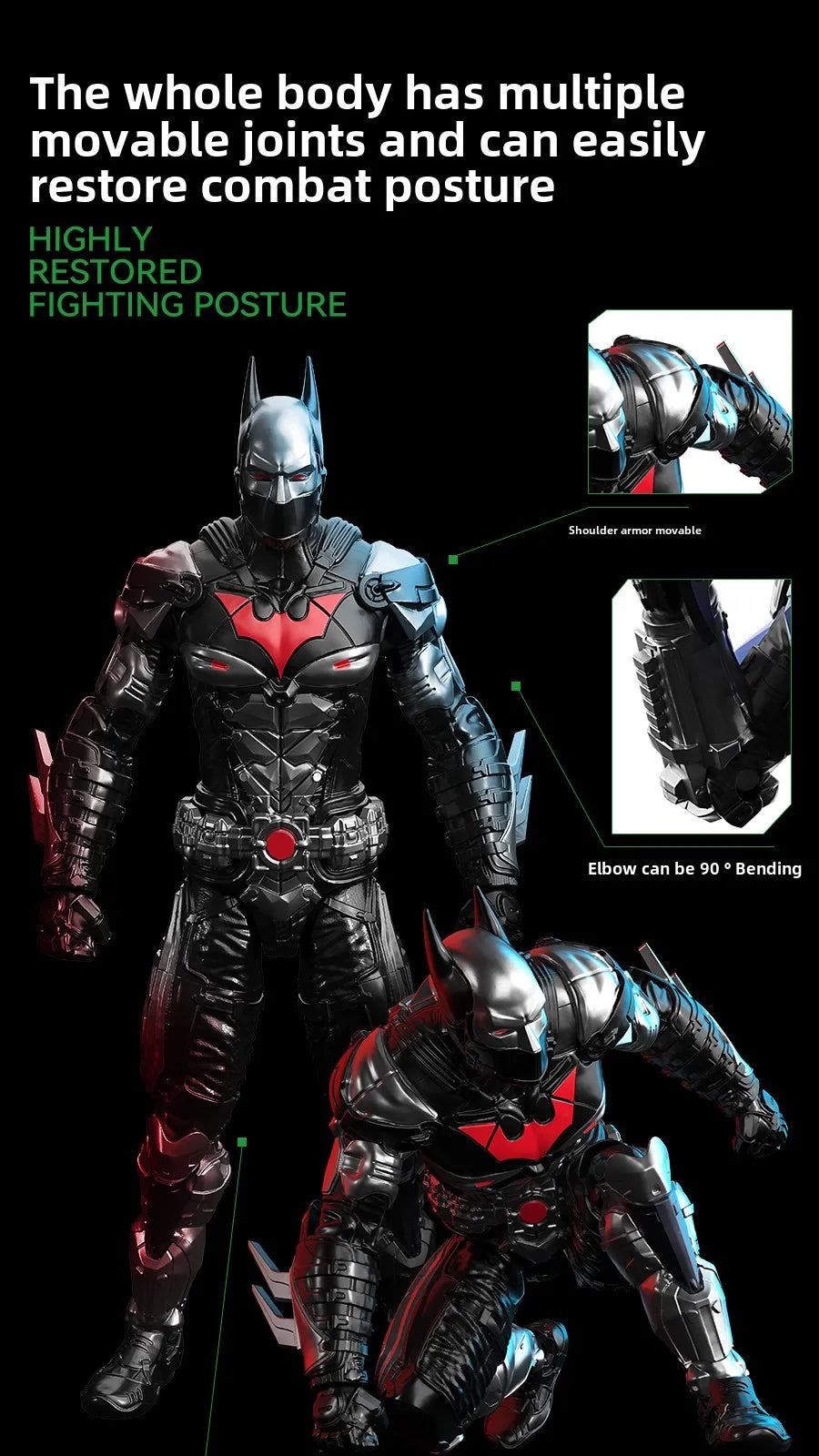 New F5 Batman Arkham Knight Assembled Model Blind Box 11style 10cm Action Figure Collection Model Toys