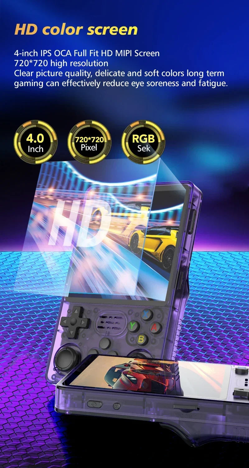 TOP Seller 4" R36S Plus Retro Handheld Game Console